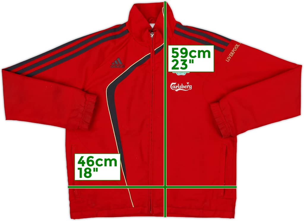 2009-10 Liverpool adidas Track Jacket - 8/10 - (S.Boys)
