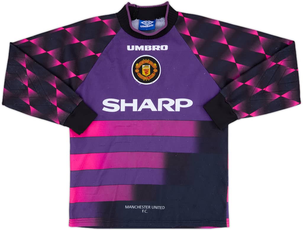 1996-97 Manchester United GK Shirt - 5/10 - (Y)