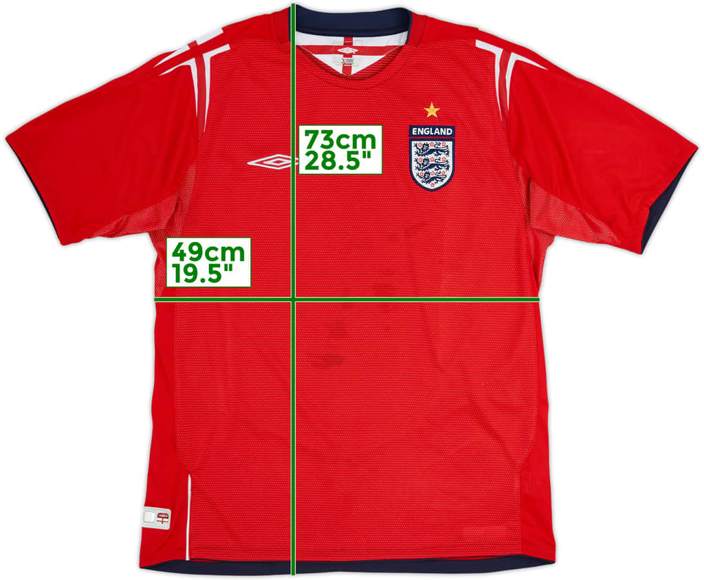 2004-06 England Away Shirt - 5/10 - (M)