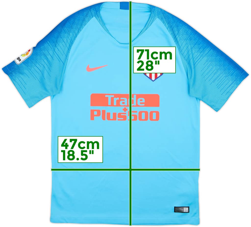 2018-19 Atletico Madrid Away Shirt - 8/10 - (S)