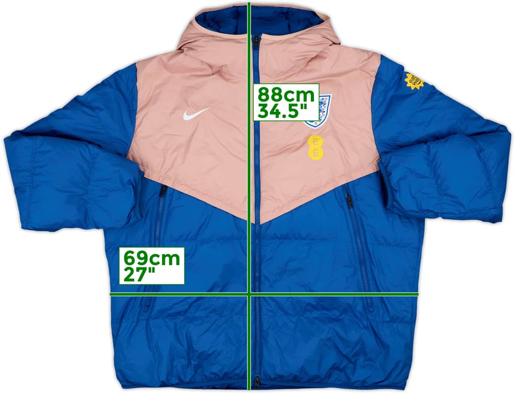 2022-23 England Lionesses Nike Player Issue Padded Bench Coat - 8/10 - (3XL)