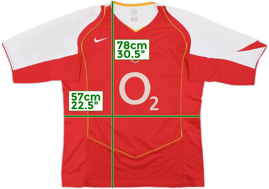 2004-05 Arsenal Home Shirt - 5/10 - (XL)