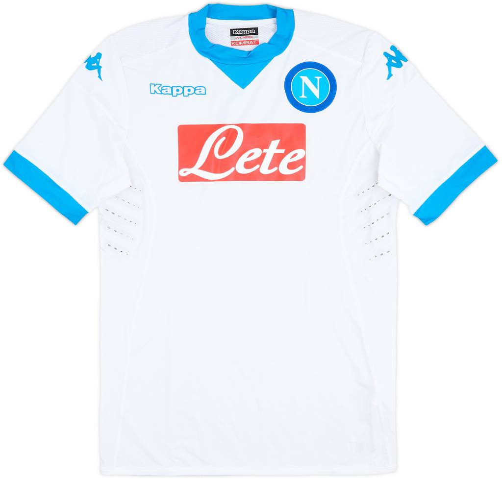 2016-17 Napoli Player Issue Signed Fourth/Training Shirt #24 (Insigne) - 5/10 - (XL)