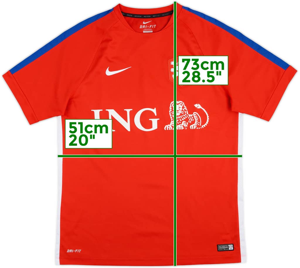 2015-16 Netherlands Nike Training Shirt - 8/10 - (L)