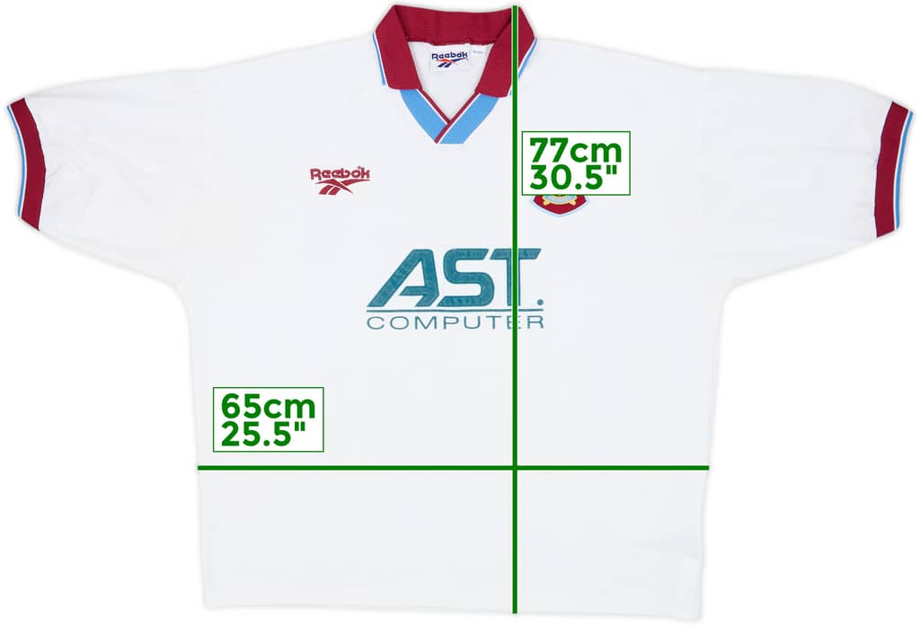 1996-98 Aston Villa Away Shirt - 8/10 - (XL)