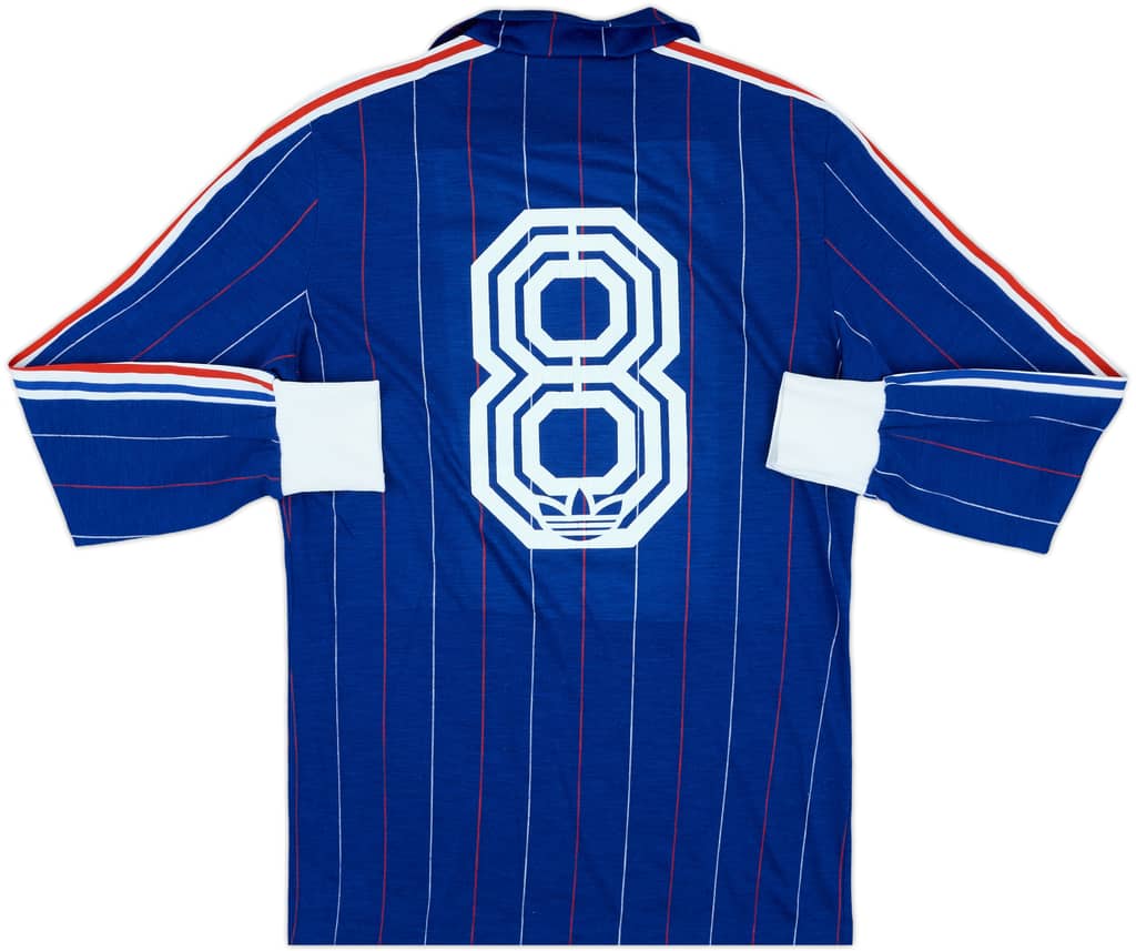 1980-82 France Home L/S Shirt #8 - 8/10 - (M)