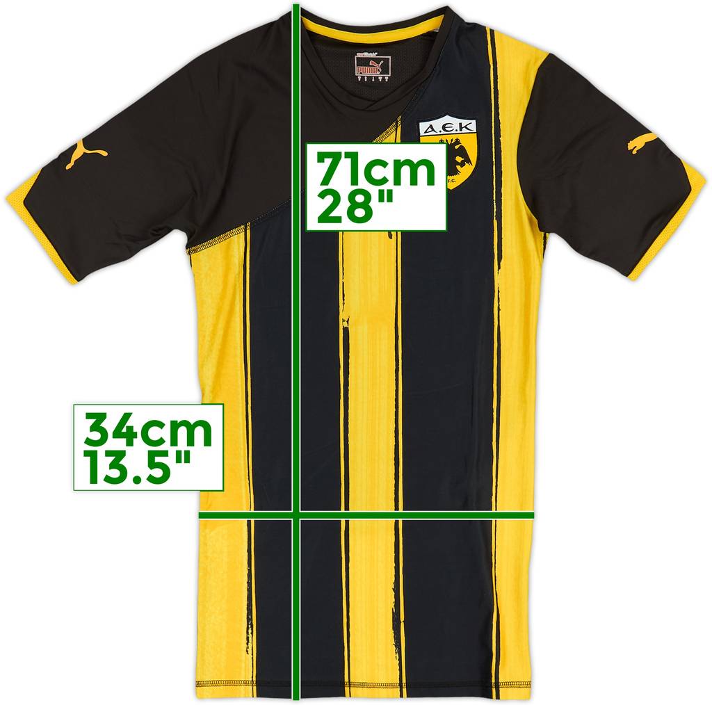 2011-12 AEK Athens Authentic Away Shirt - 8/10 - (S)