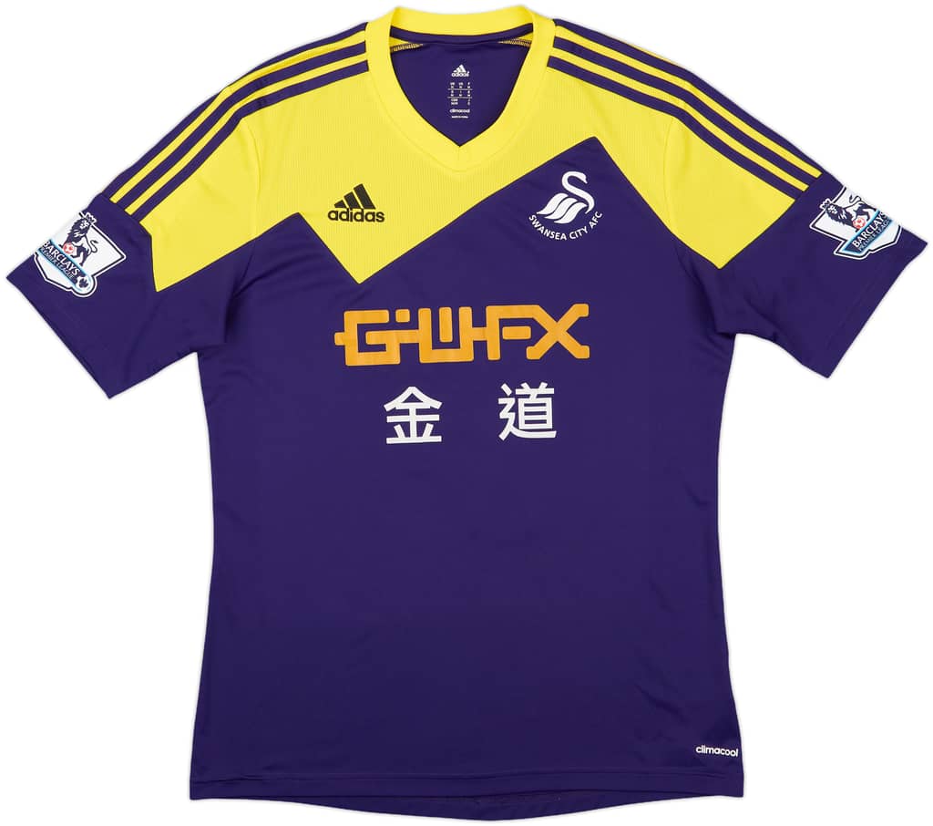 2013-14 Swansea Away Shirt Britton #7 - 5/10 - (M)