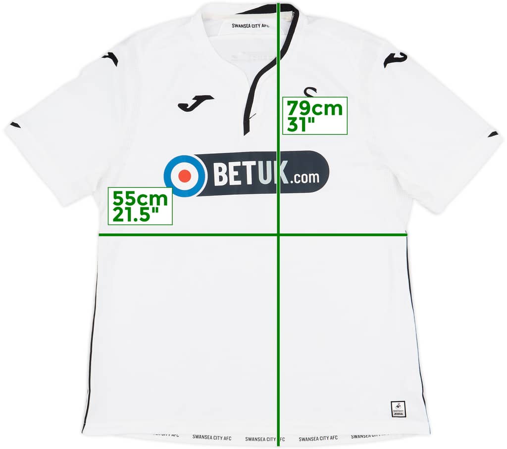 2018-19 Swansea Home Shirt - 8/10 - (XXL)
