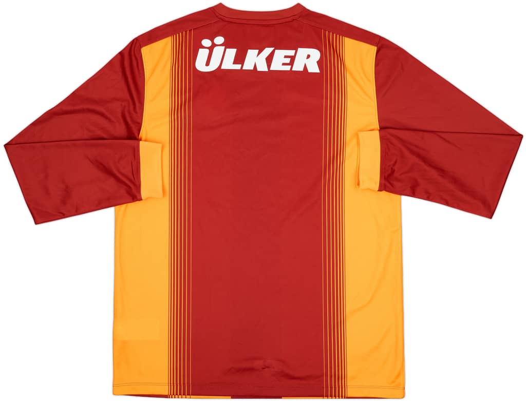 2014-15 Galatasaray Home L/S Shirt - 10/10 - (L)