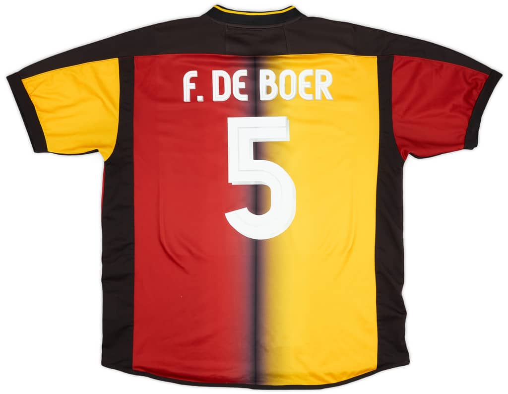 2003-04 Galatasaray Home Shirt De Boer #5 - 7/10 - (XXL)