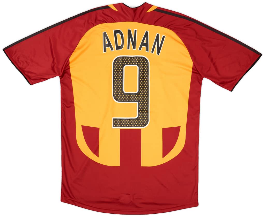 2006-07 Galatasaray Basic Home Shirt Adnan #9 - 9/10 - (S)