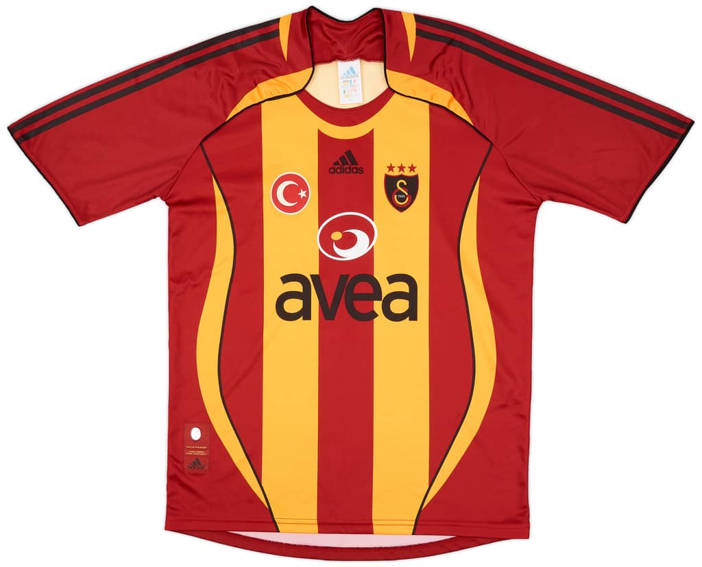 2006-07 Galatasaray Basic Home Shirt Adnan #9 - 9/10 - (S)