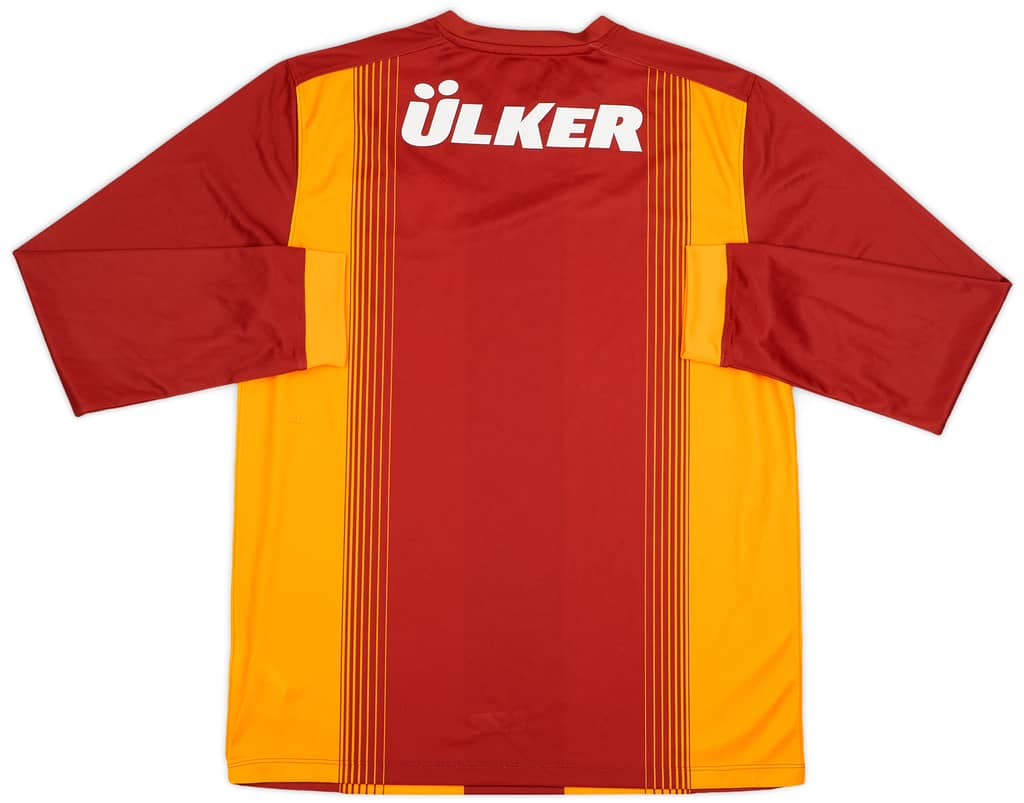 2014-15 Galatasaray Home L/S Shirt - 9/10 - (L)