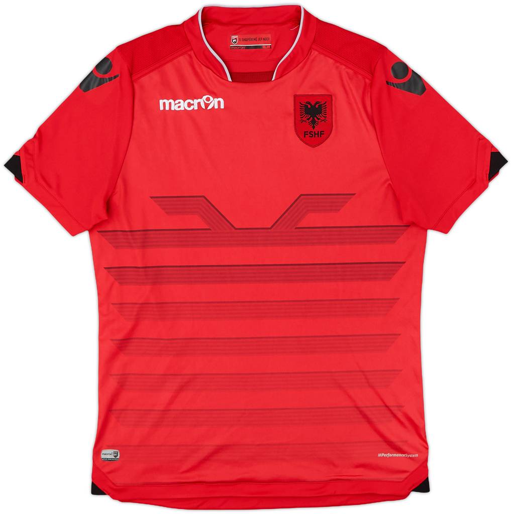 2016 Albania Home Shirt - 10/10 - (M)