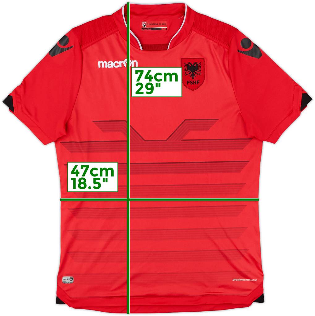2016 Albania Home Shirt - 10/10 - (M)