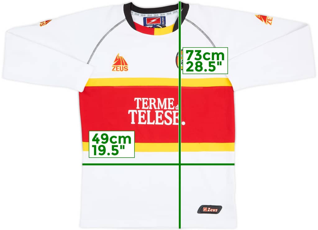 Camiseta de manga larga de visitante del Benevento 2004-05 - 6/10 - (L)