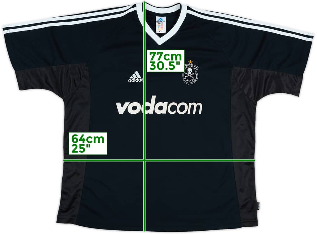 2003-04 Orlando Pirates Home Shirt - 8/10 - (XL)