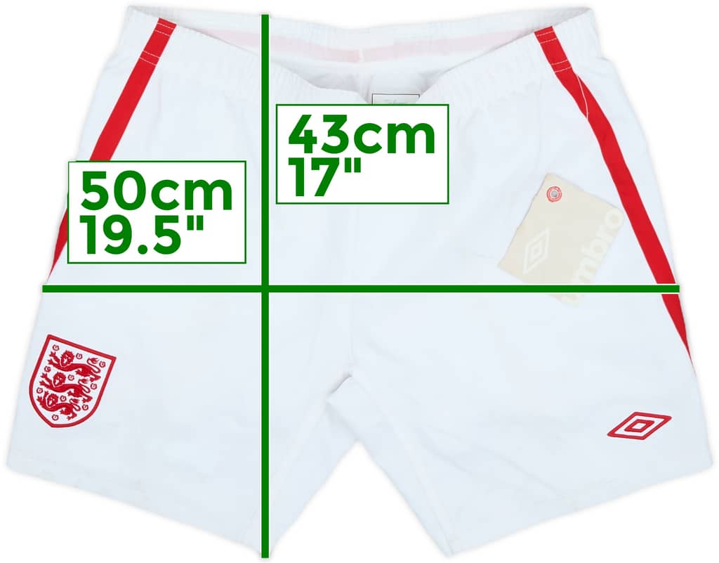 2012-13 England Home Shorts (XL.Boys)