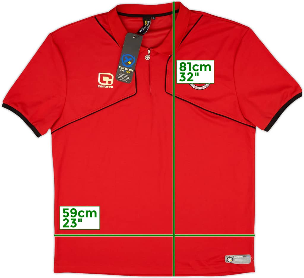 2008-09 Bournemouth Carbrini 1/4 Zip Polo Shirt (XL)