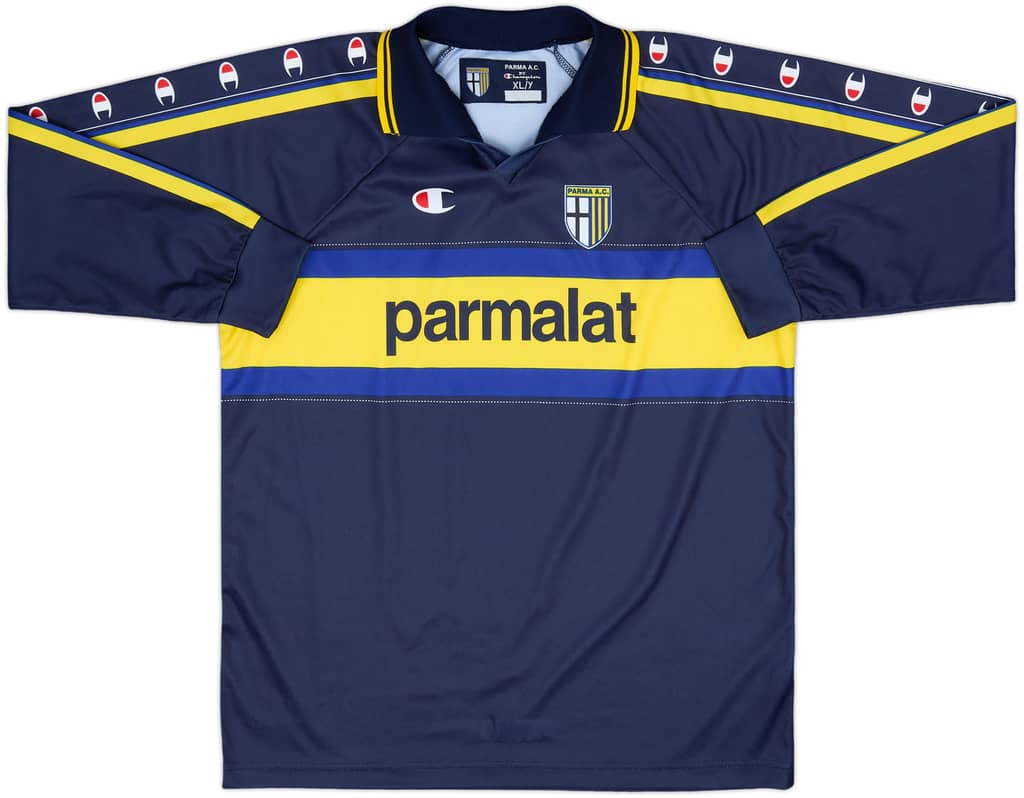 1999-00 Parma Basic Third L/S Shirt - 10/10 - (XL.Boys)