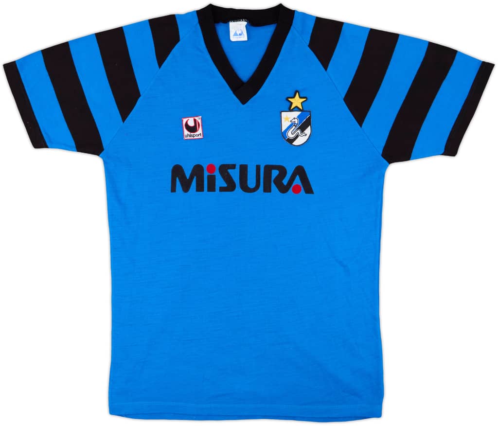 1990-91 Inter Milan Uhlsport Training Shirt - 10/10 - (L)