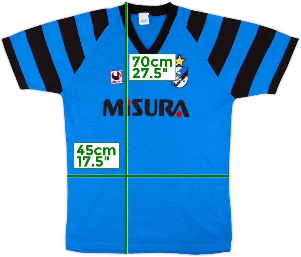 1990-91 Inter Milan Uhlsport Training Shirt - 10/10 - (L)