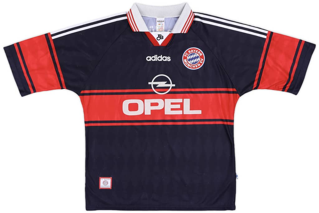 1997-99 Bayern Munich Home Shirt Basler #14 - 7/10 - (L)