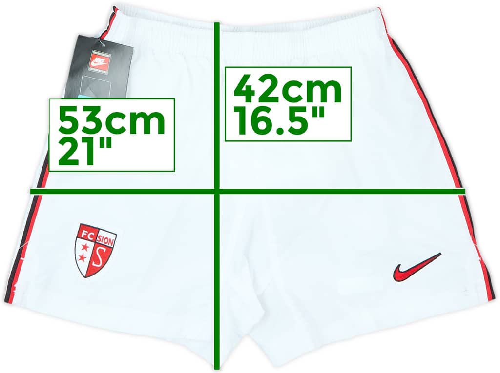 1998-00 FC Sion Player Issue Home Shorts (M)