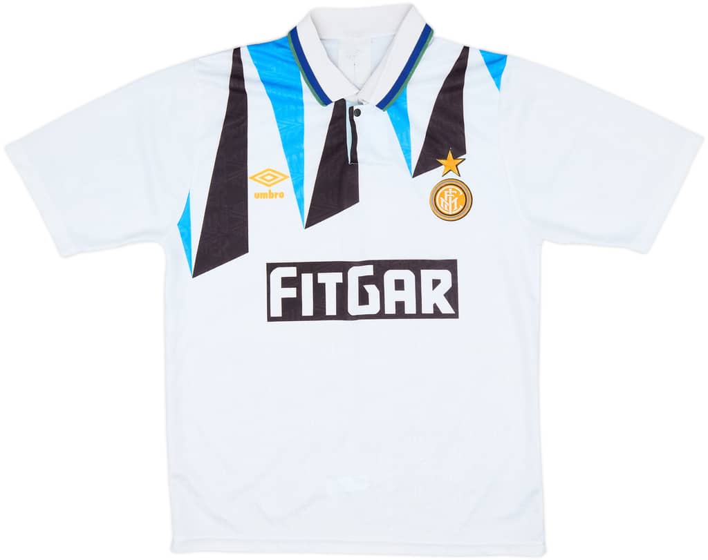 1991-92 Inter Milan Away Shirt - 8/10 - (S)