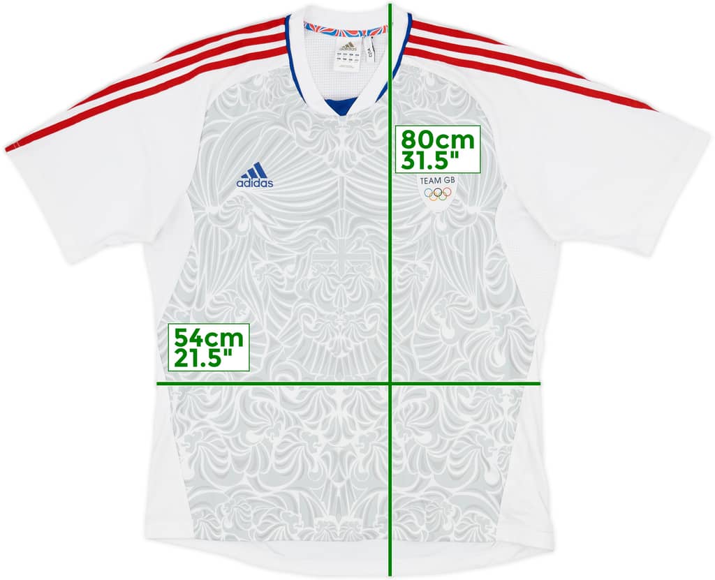 2012-13 Team GB Olympic adidas Training Shirt - 9/10 - (XL)