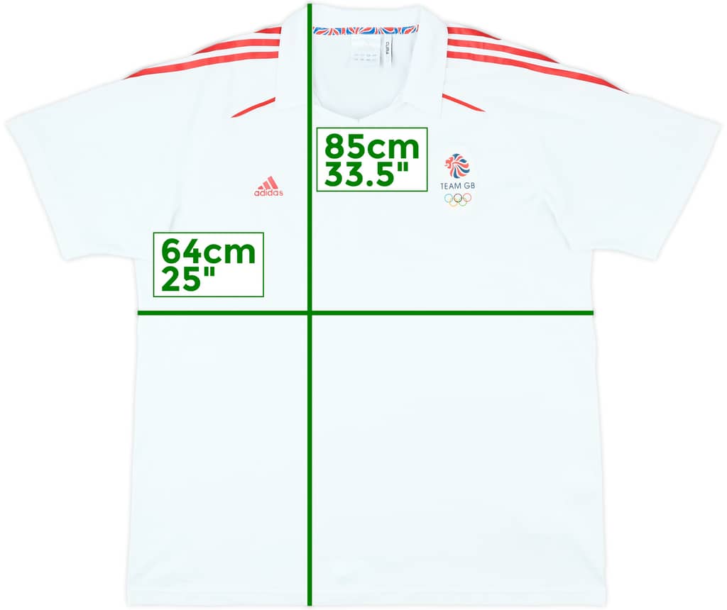2011-12 Team GB Olympic adidas Polo Shirt - 8/10 - (XXL)