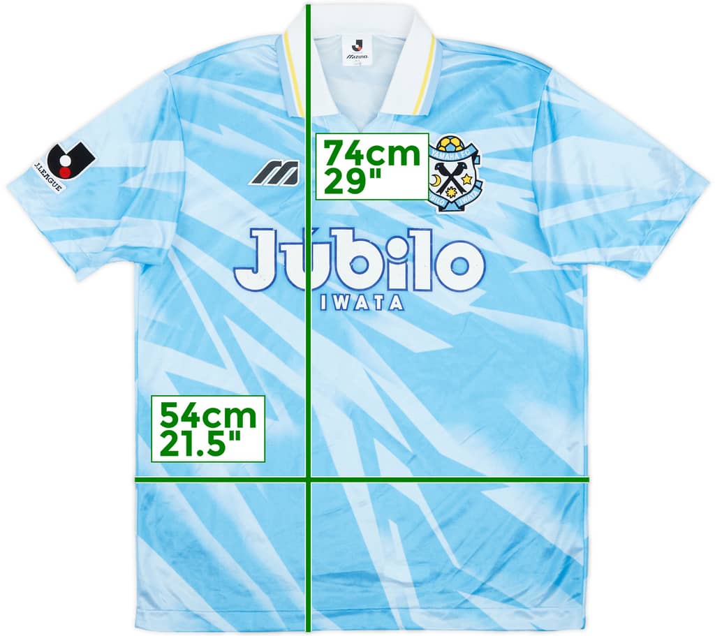 1994-95 Jubilo Iwata Home Shirt - 8/10 - (L)