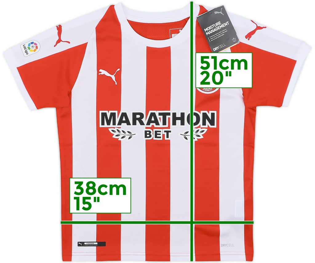 2019-20 Girona Home Shirt (M.Boys)