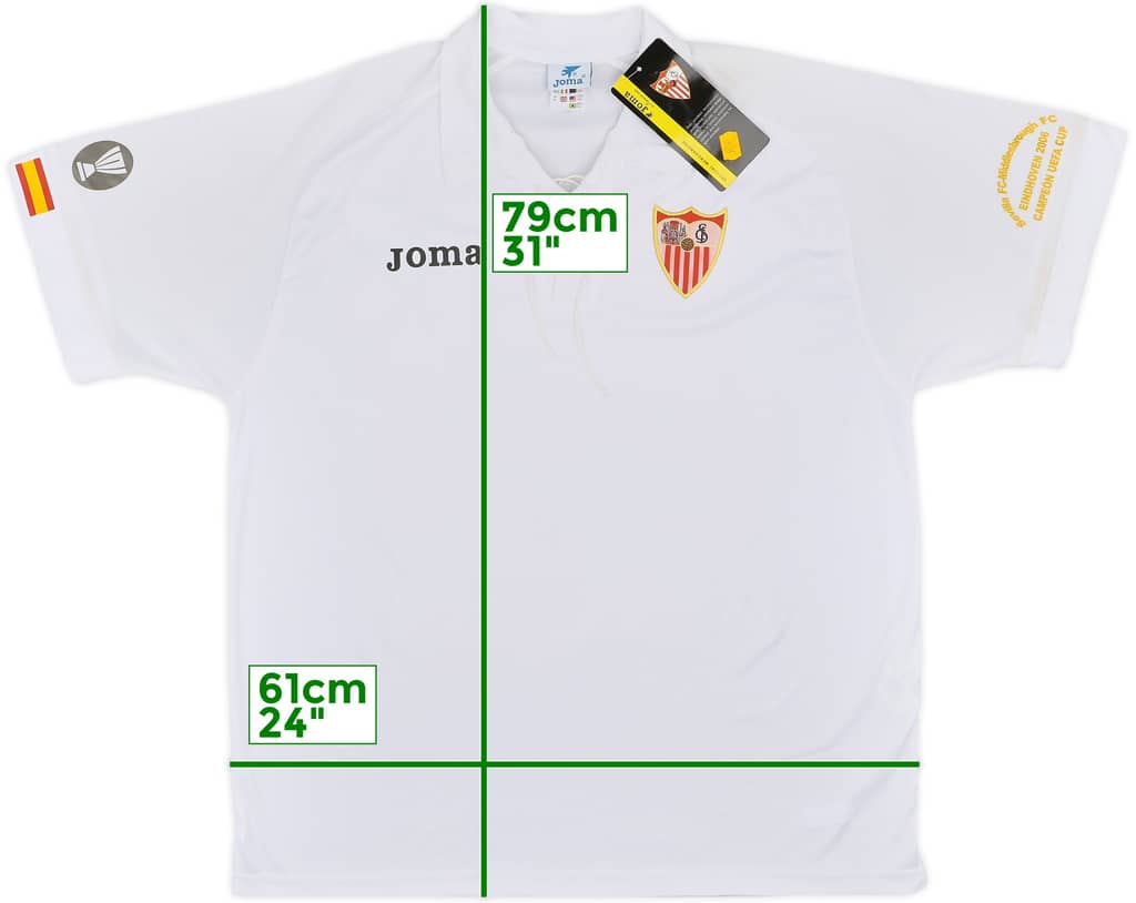 2005-06 Sevilla UEFA Cup Final Home Shirt (XL)
