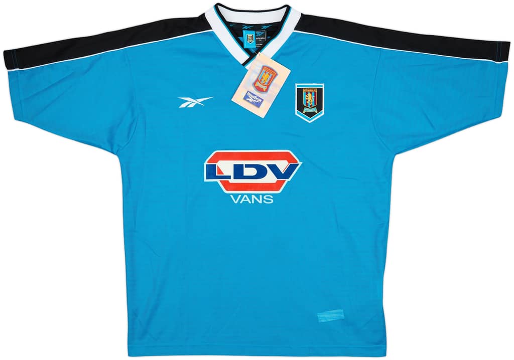 1998-99 Aston Villa Away Shirt Yorke #10 (M)