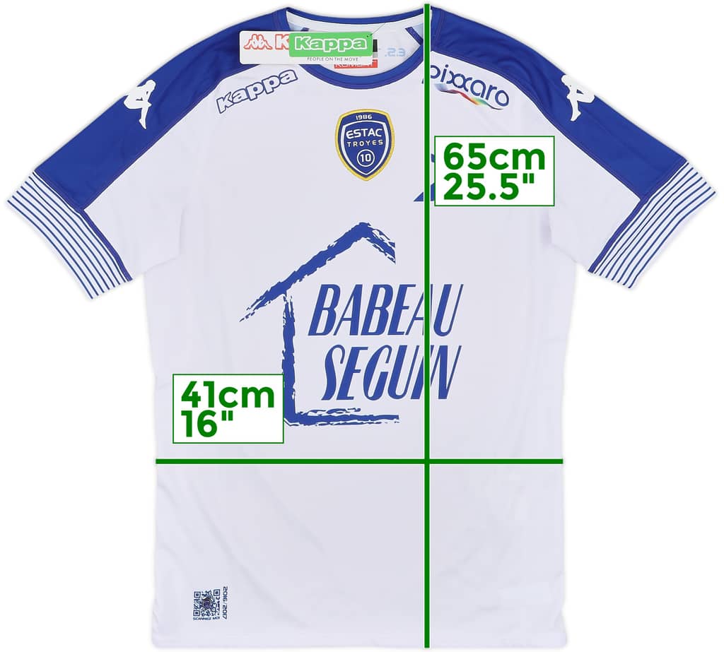 2016-17 Troyes Away Shirt (S)