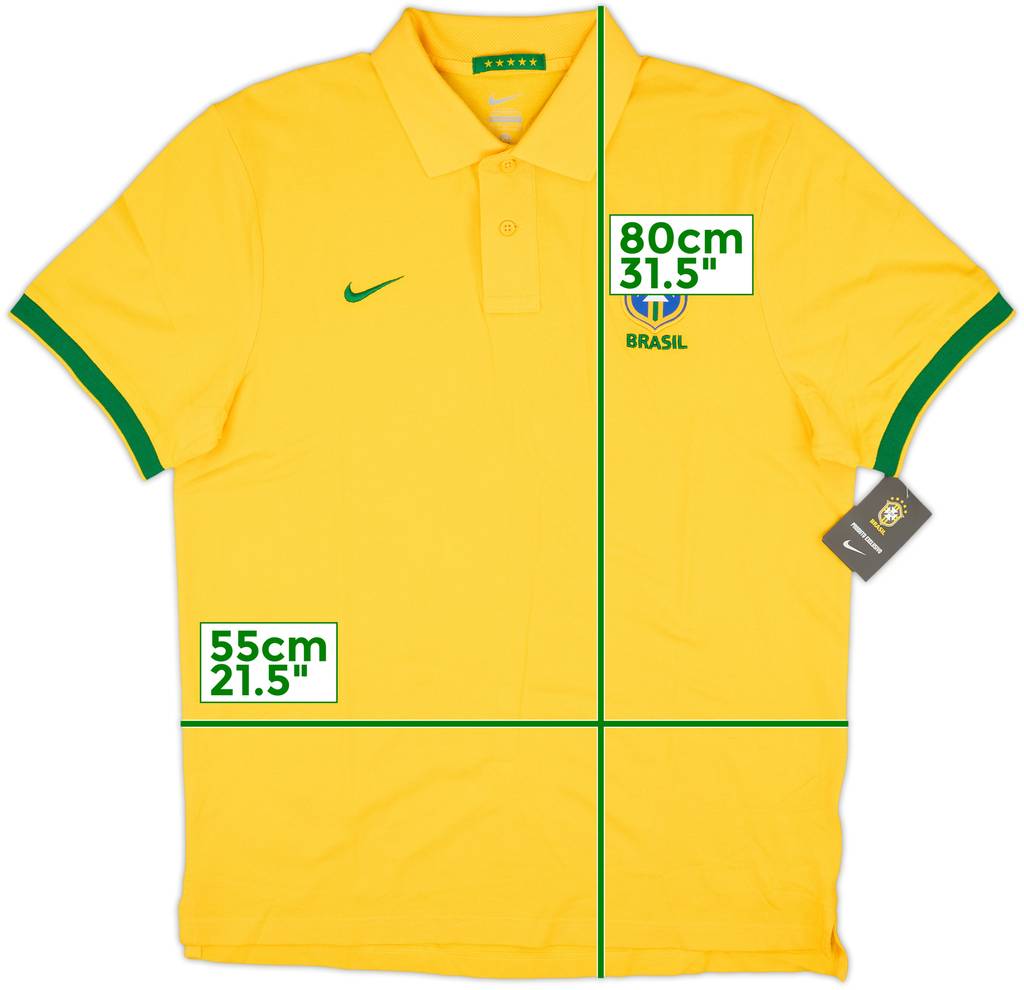 2012 Brazil Nike Polo Shirt (XL)