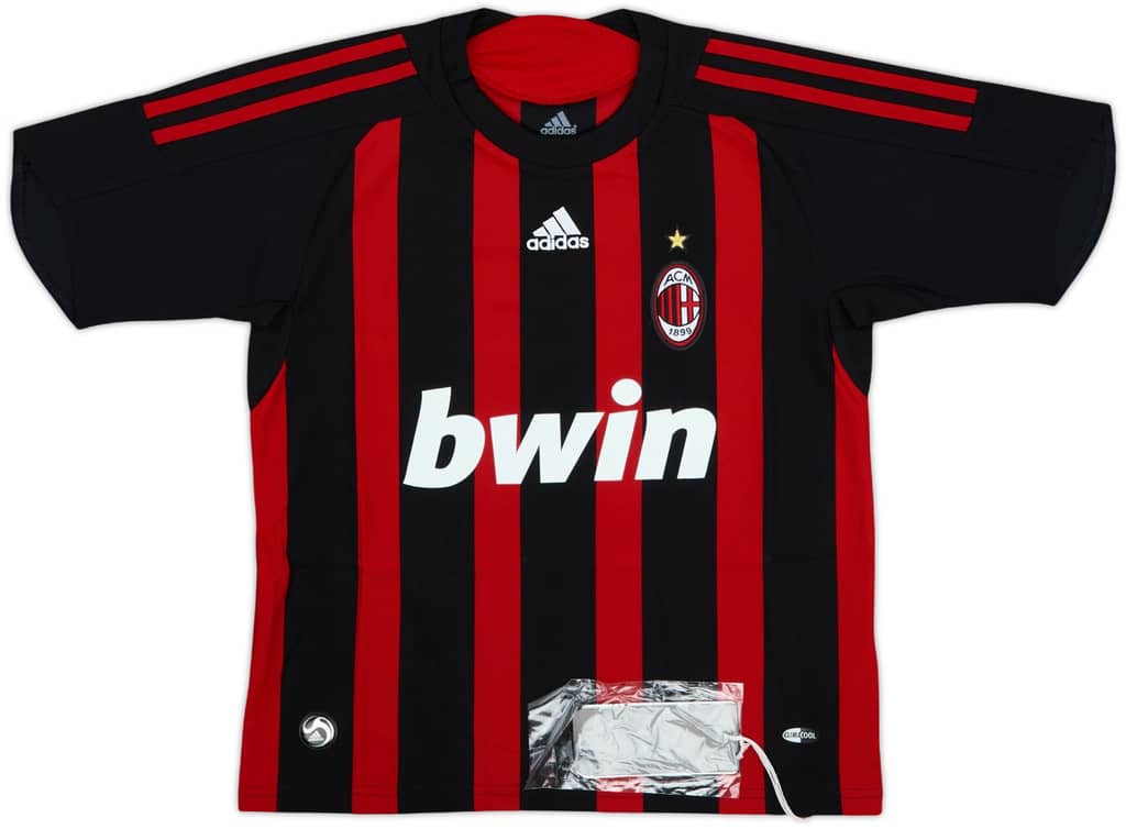 2008-09 AC Milan Home Shirt (7-8 Years)