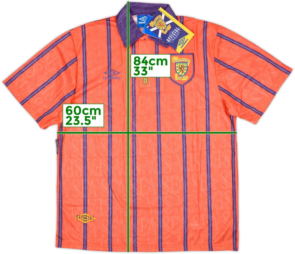 1993-95 Scotland Away Shirt (XL)
