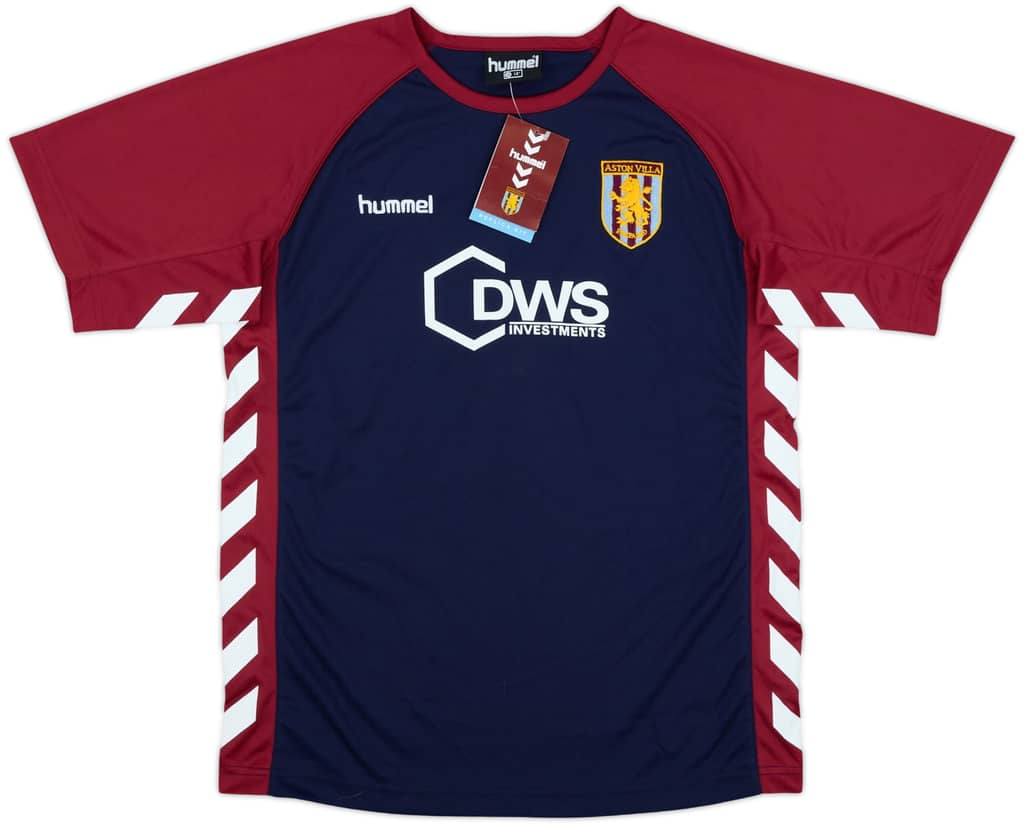 2005-06 Aston Villa Hummel Training Shirt (L.Boys)