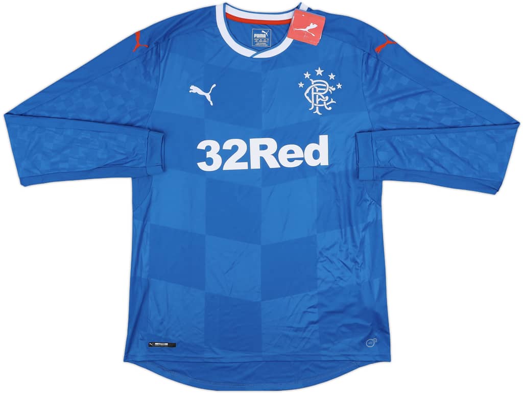 2016-18 Rangers Home L/S Shirt (L)