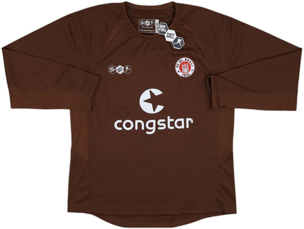 2007-08 St Pauli Home L/S Shirt (M)