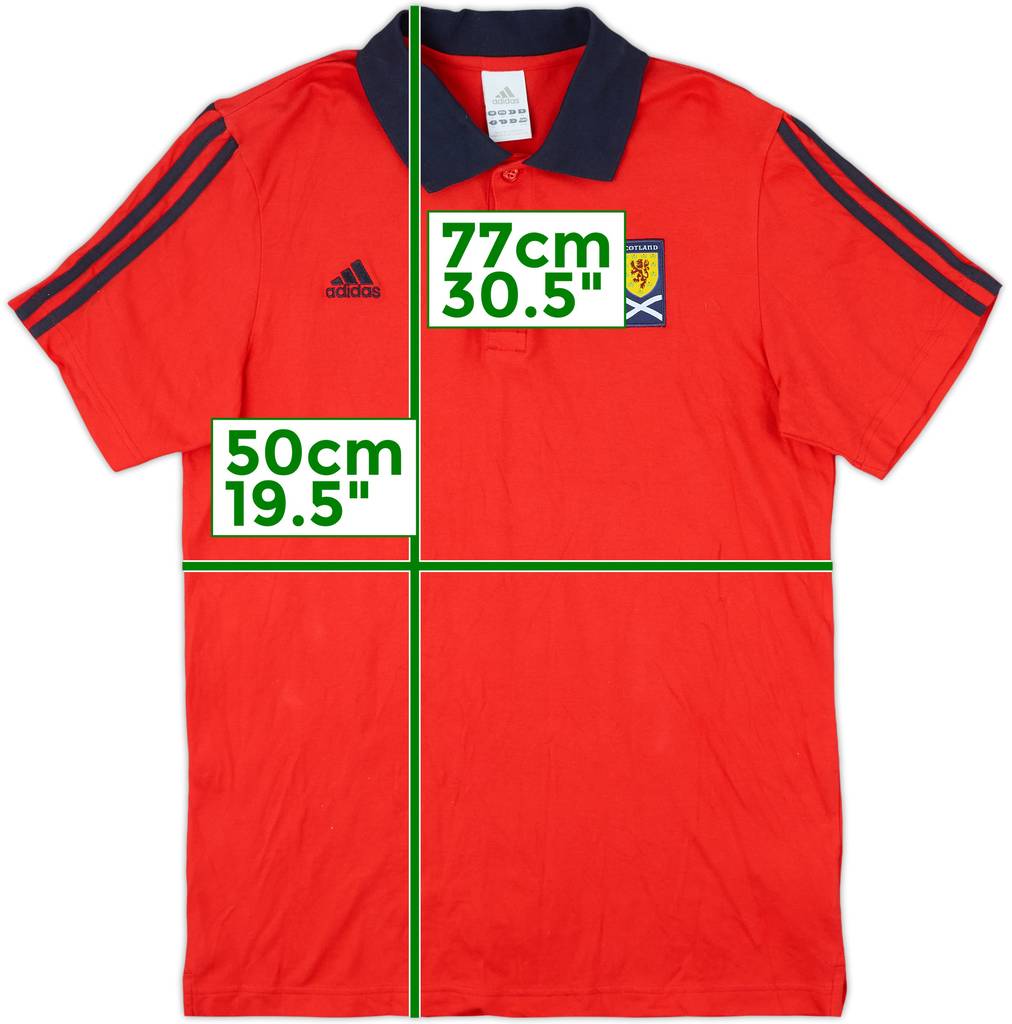2011-12 Scotland adidas Polo Shirt - 8/10 - (M)
