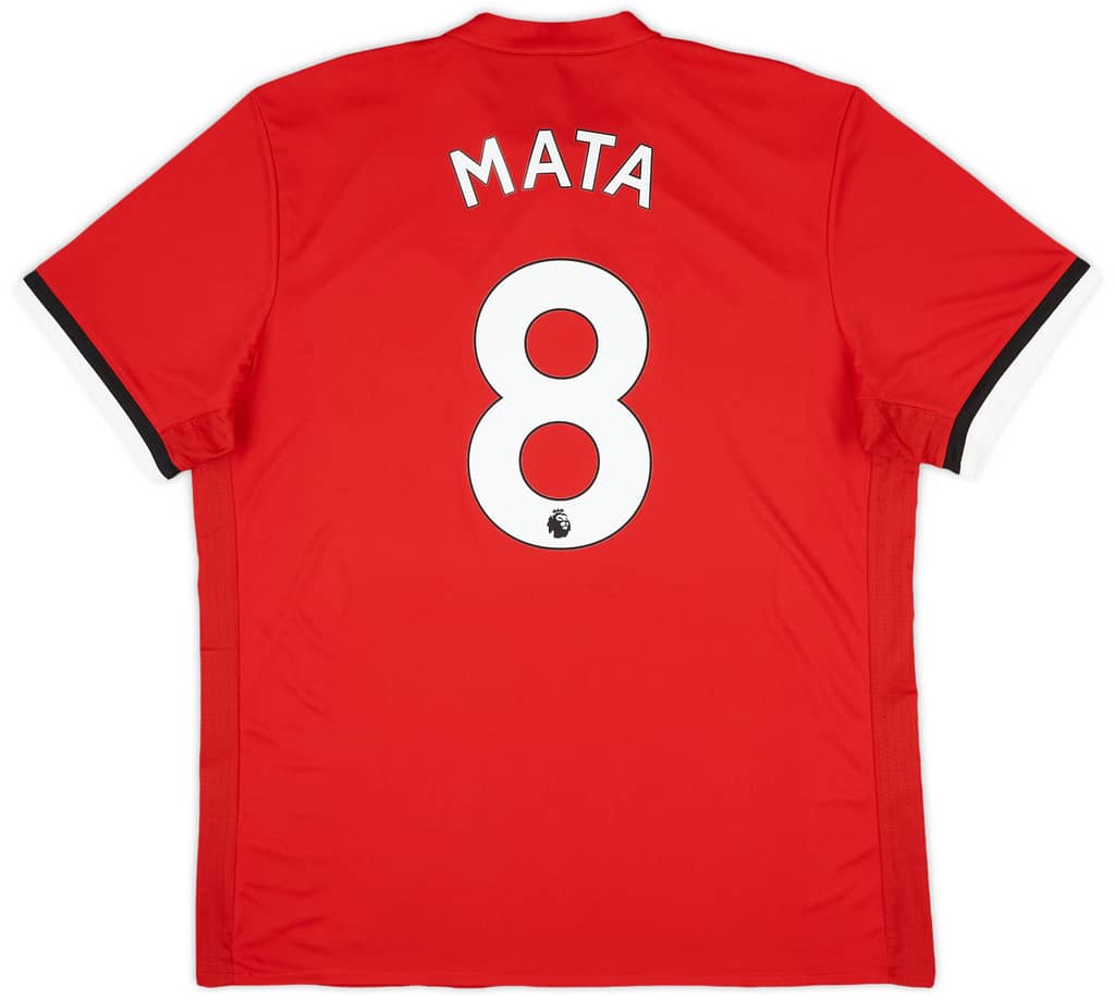 2017-18 Manchester United Home Shirt Mata #8 (XL)