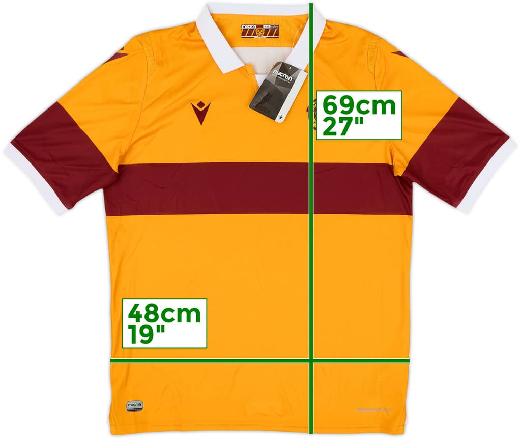 2020-21 Motherwell Home Shirt (XL.Boys)