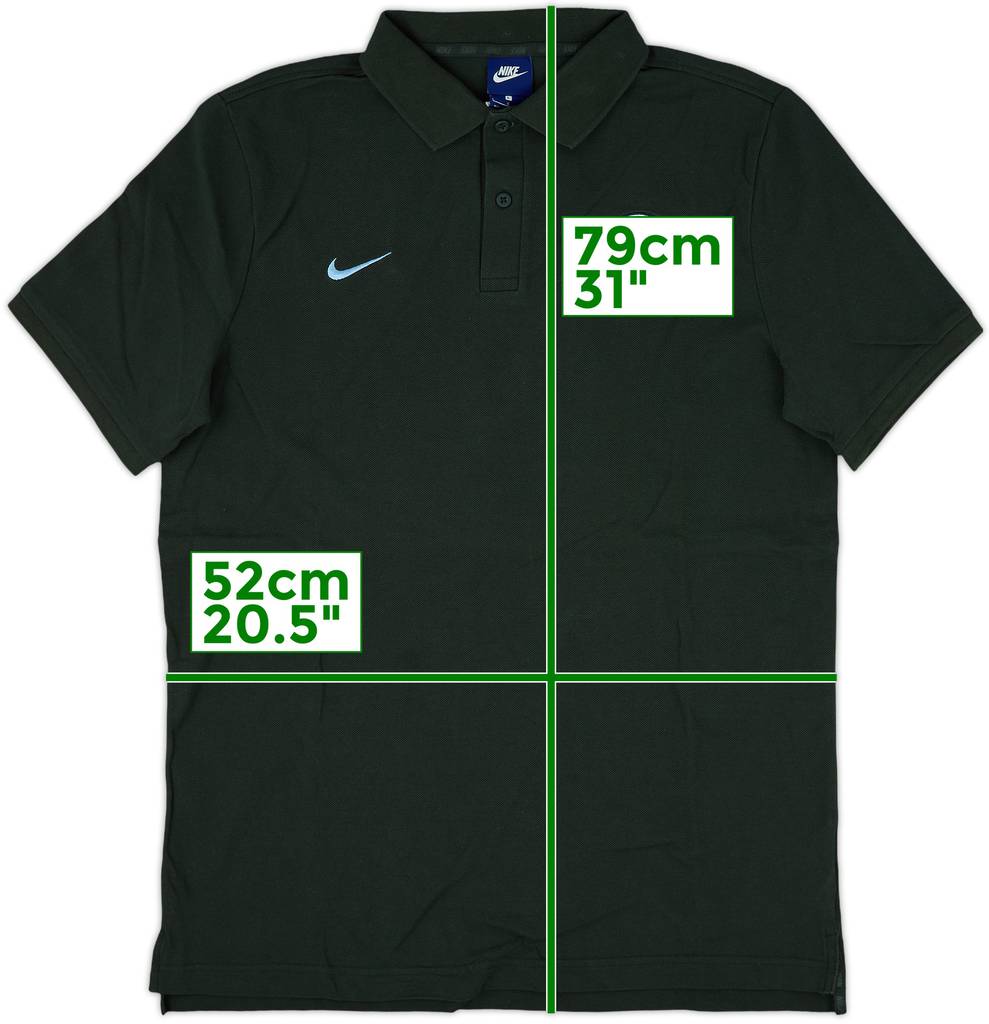 2017-18 Manchester City Nike Polo Shirt - 9/10 - (L)