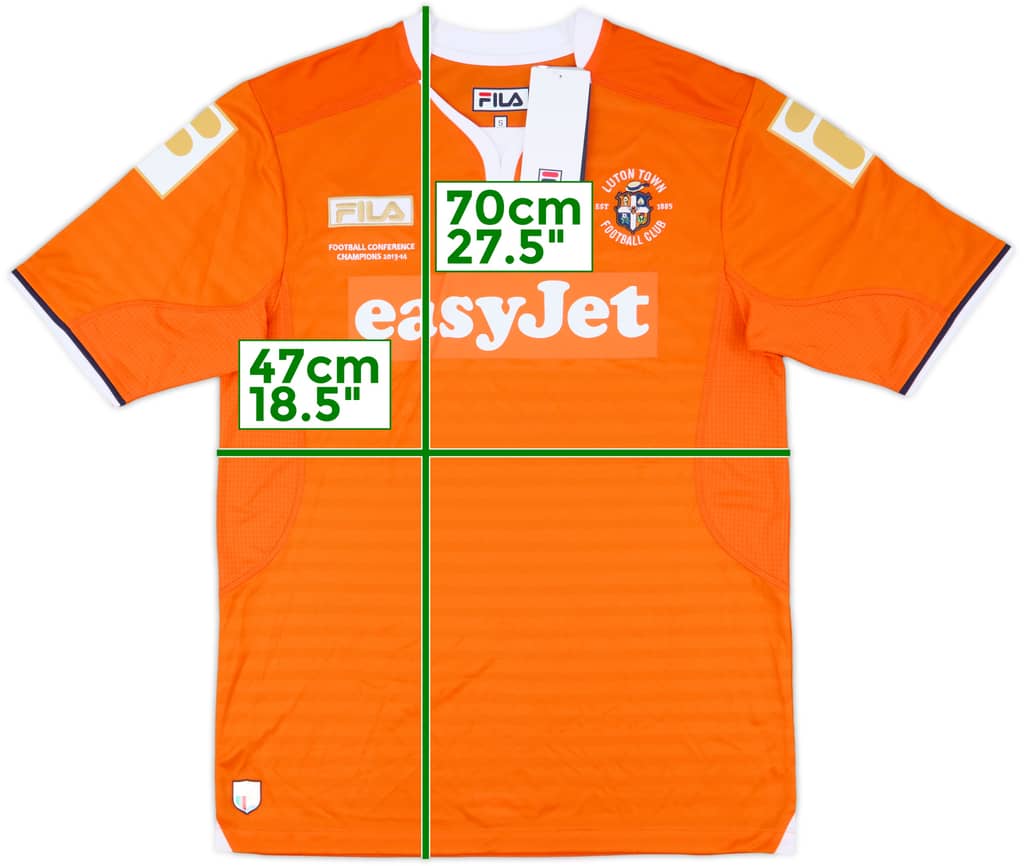 2014-15 Luton Town 'Conference Champions' Home Shirt (S)