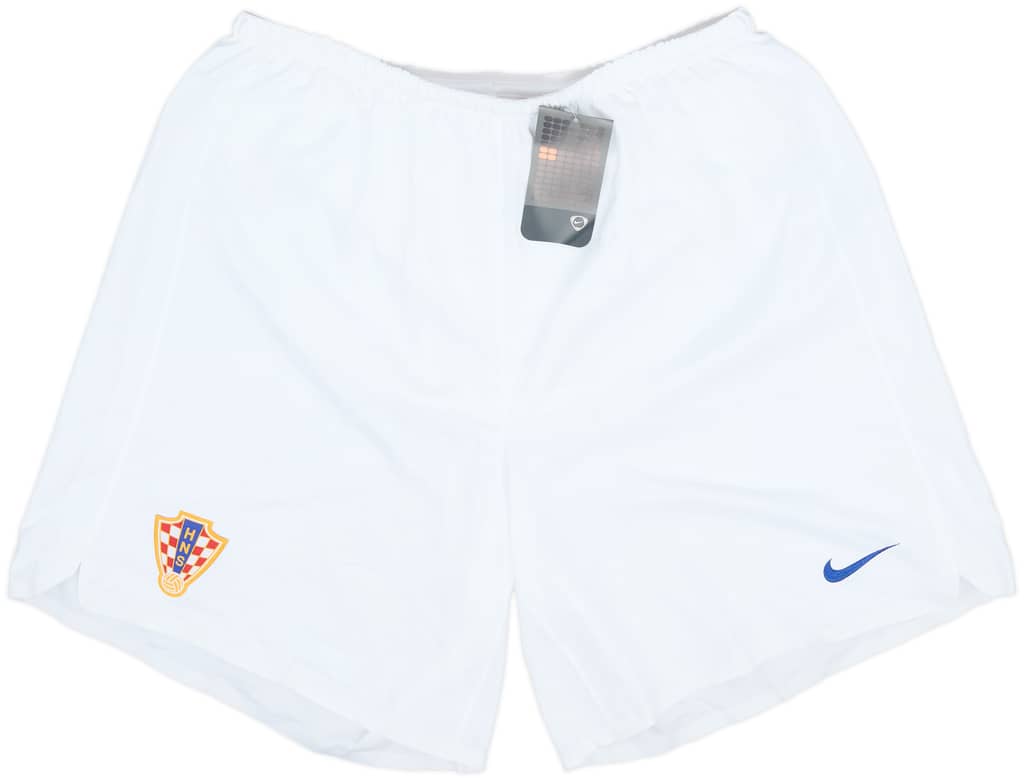 2006-08 Croatia Player Issue Home Shorts (XXL)