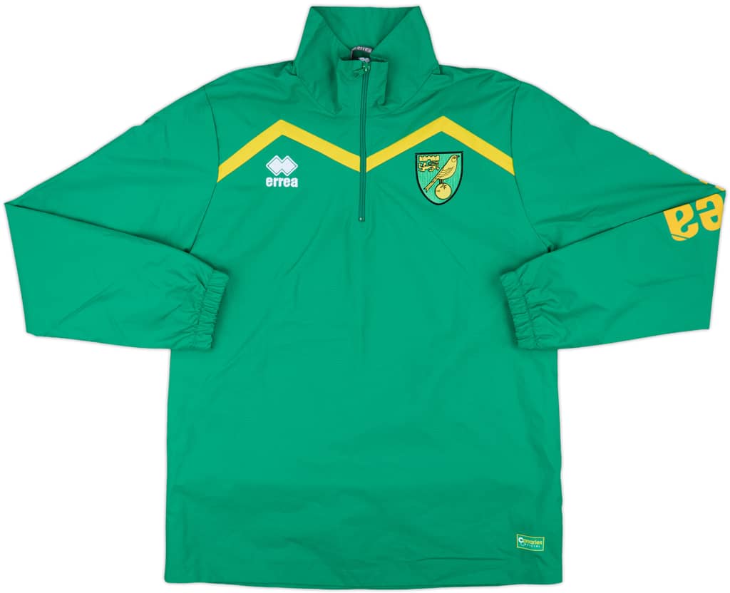 2014-15 Norwich Errea 1/4 Zip Drill Top - 10/10 - (L)